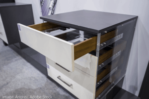 How to lubricate sliding drawer tracks